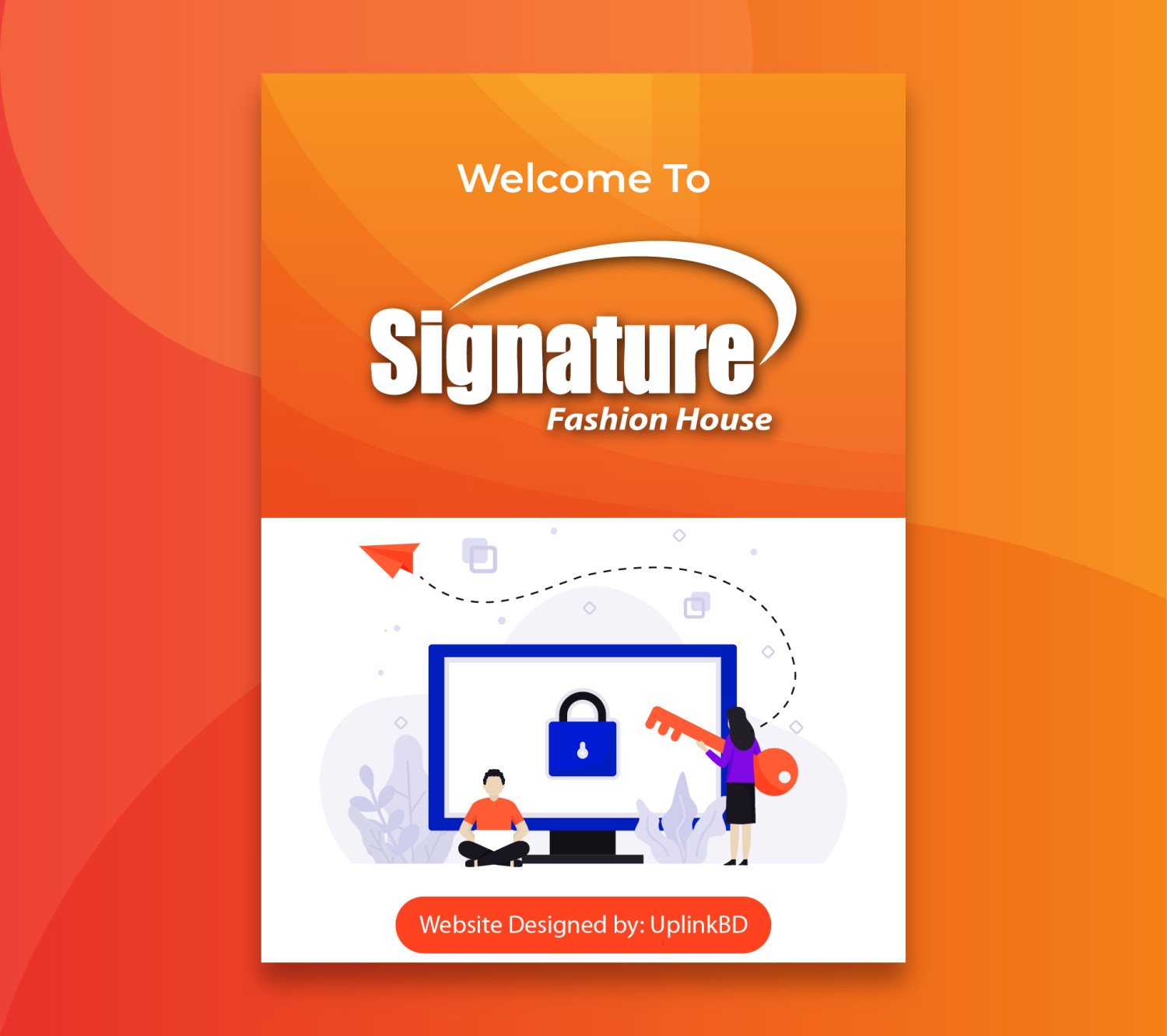 Customer Login Page Image